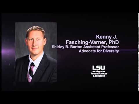 Kenneth Fasching-Varner Kenneth FaschingVarner Advocate for Diversity 2015 YouTube