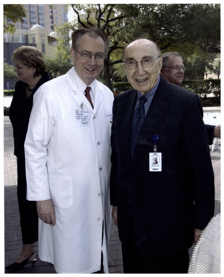 Kenneth Mattox Michael DeBakey with Kenneth L Mattox at the Baylor College of