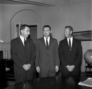 Kenneth O'Donnell Presidential Aide P Kenneth O39Donnell with guests John F Kennedy