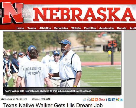 Kenny Walker (American football) GUs Kenny Walker featured in alma mater story by University of