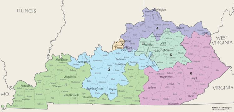 Kentucky's congressional districts