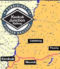 Keokuk Junction Railway wwwpioneerrailcorpcomimageskjmapjpg
