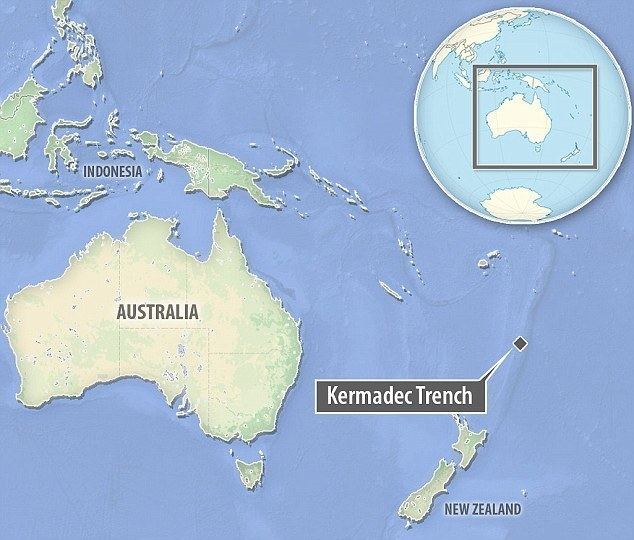 Kermadec Trench Mission to explore the Kermadec Trench begins Daily Mail Online
