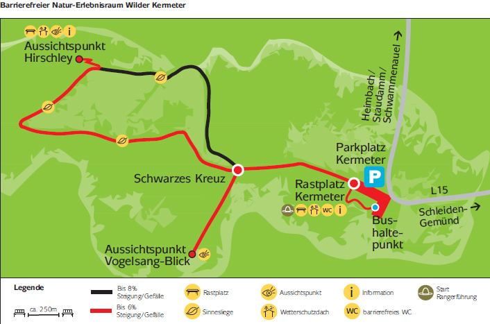 Kermeter Eifel National Park Barrierfree travel Fully accessible Wild
