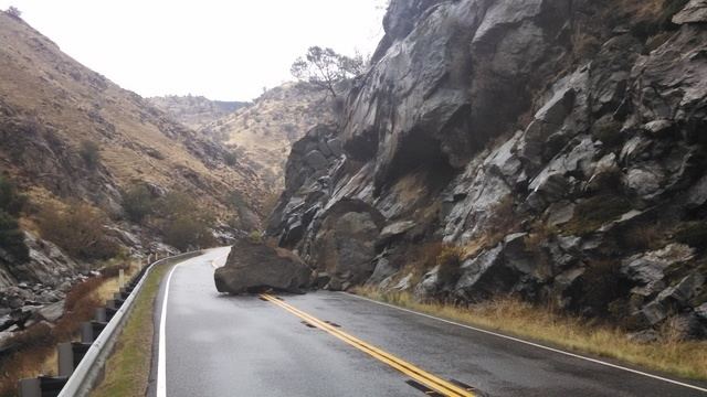 Kern River Canyon Highway 178 reopened through Kern River Canyon after rockslides
