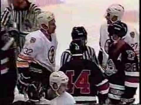 Kerry Clark (ice hockey) kerry clark brawl YouTube