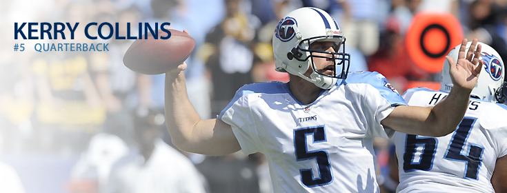 Kerry Collins Tennessee Titans Kerry Collins