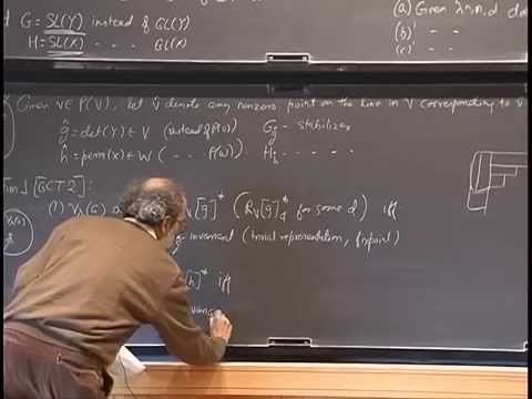 Ketan Mulmuley Ketan Mulmuley On P vs NP Geometric Complexity Theory and the