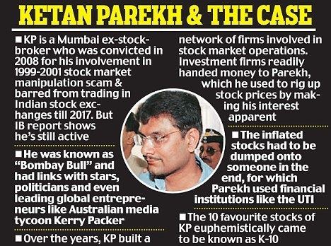 Ketan Parekh Fixers on Dstreet Investigators claim Ketan Parekh among