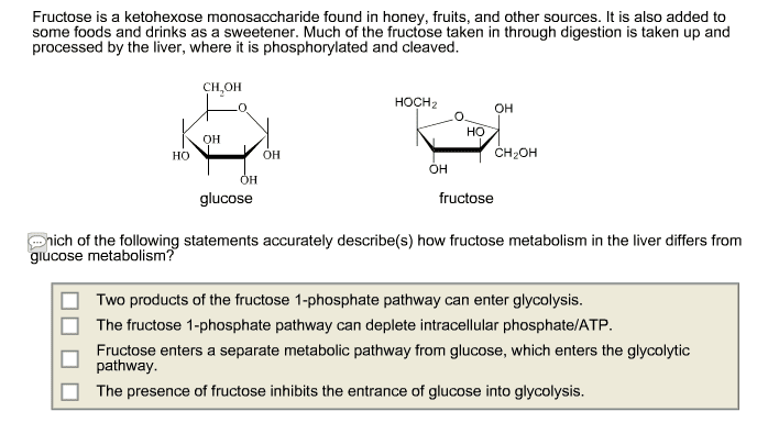 Ketohexose Fructose Is A Ketohexose Monosaccharide Found In H Cheggcom