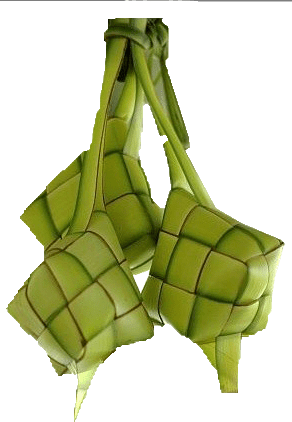 Ketupat Palas Traditional Indonesian Food