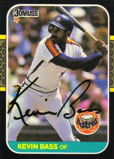 Kevin Bass Astros Baseball Cards Kevin Bass