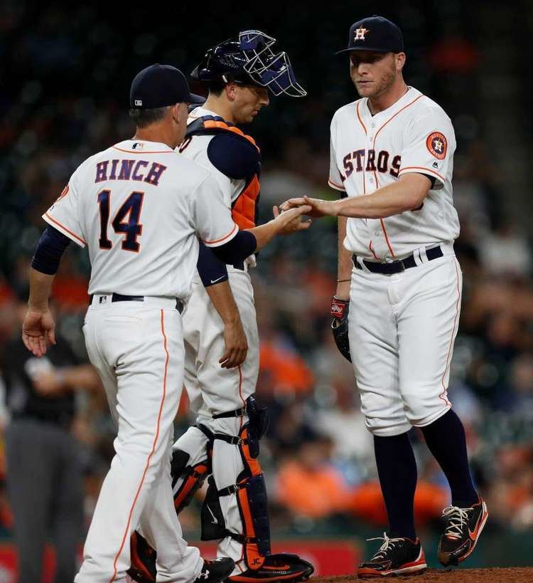 Kevin Chapman (baseball) Braves claim Kevin Chapman off waivers from Astros Houston Chronicle
