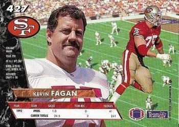 Kevin Fagan (American football) Kevin Fagan Gallery The Trading Card Database