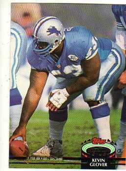 Kevin Glover 8 Kevin Glover 1992 Stadium Club 3 Football Card Football Greats