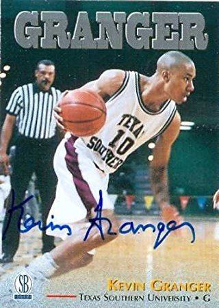 Kevin Granger Kevin Granger autographed Basketball Card Texas Southern at