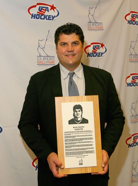 Kevin Hatcher Kevin Hatcher Photos USA Hockey Hall of Fame Inductions