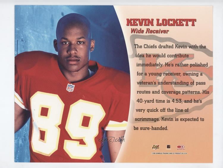 Kevin Lockett 1997 Leaf Signature Authentic Signature KELO Kevin