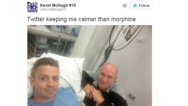 Kevin McHugh Finn Harps footballer Kevin McHugh severs finger BBC News