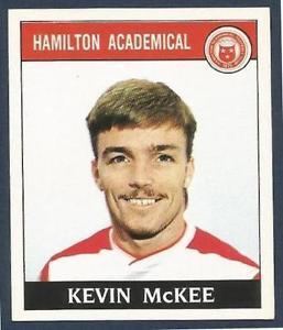 Kevin McKee (footballer) PANINI FOOTBALL 89387HAMILTON ACADEMICALHIBERNIANKEVIN McKEE eBay