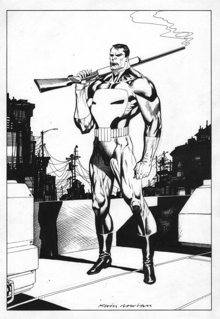 Kevin Nowlan CHARACTER MODEL The Punisher by Kevin Nowlan