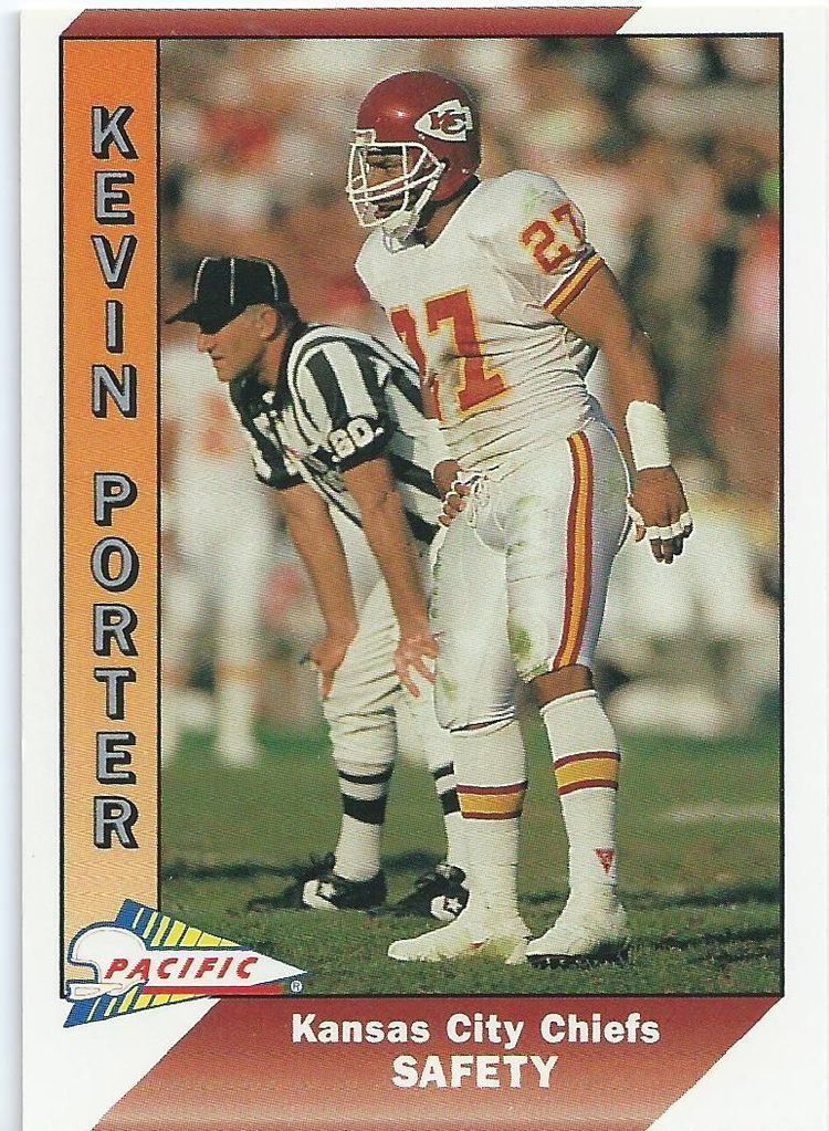 Kevin Porter (American football) KANSAS CITY CHIEFS Kevin Porter 217 PACIFIC 1991 NFL American