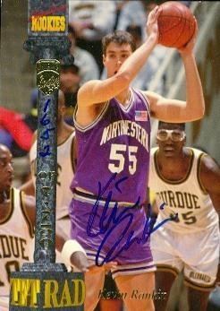 Kevin Rankin (basketball) Kevin Rankin autographed Basketball Card Northwestern 1994