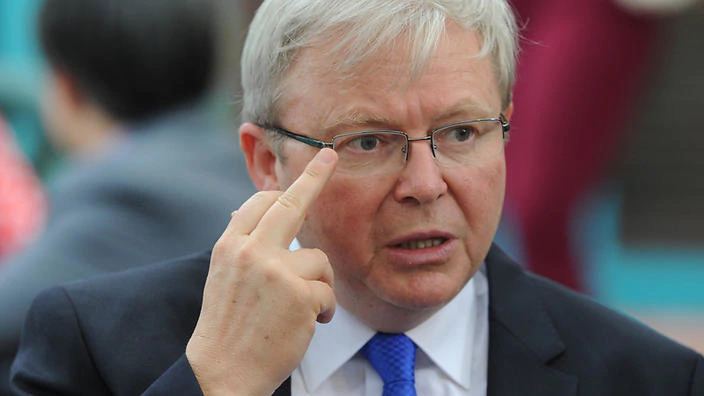 Kevin Rudd Aust facing indigenous jail epidemic Rudd SBS News