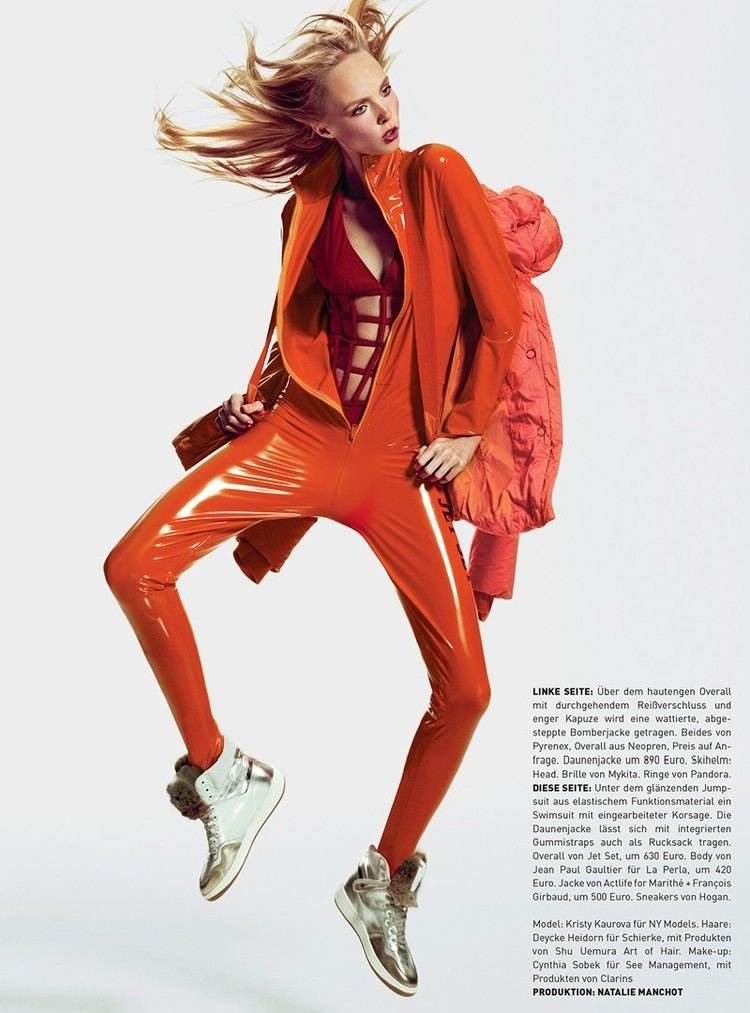 Kevin Sinclair Kristy Kaurova is Sporty Chic for Kevin Sinclairs Madame Germany Shoot