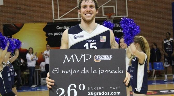 Kevin van Wijk KEVIN VAN WIJK MVP 26 GRADOS Oviedo Club Baloncesto