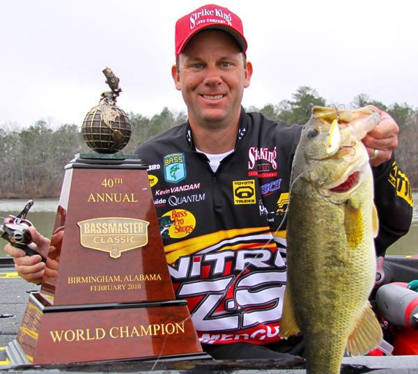 Kevin VanDam Kevin Vandam is arguably the best and most decorated professional