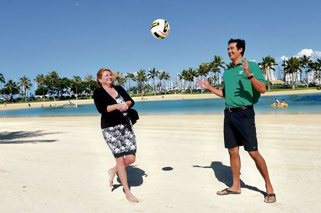 Kevin Wong Olympians Hit The Beach USCHINA BEACH VOLLEYBALL MidWeek