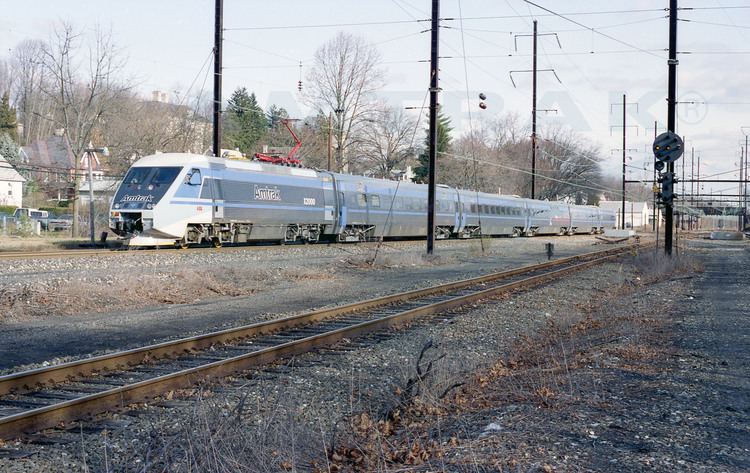 Keystone Corridor X2000 making test runs on the Keystone Corridor 1992 Amtrak