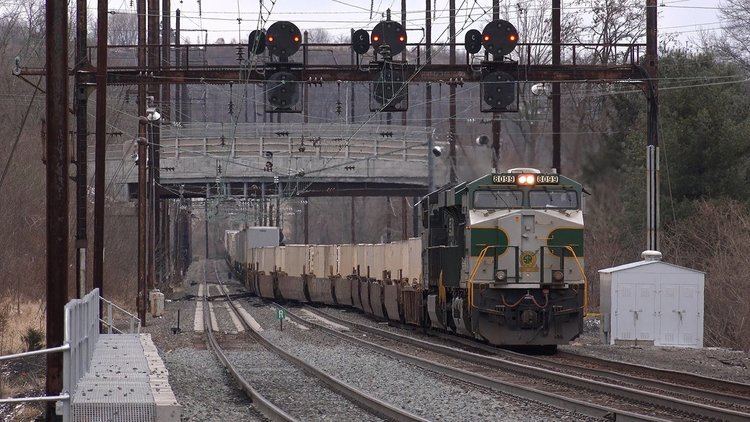 Keystone Corridor Freight and Passenger Trains on the Amtrak Keystone Corridor 4K