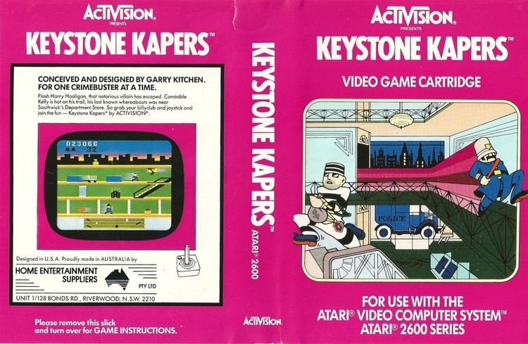 Keystone Kapers Atari 2600 VCS Keystone Kapers scans dump download screenshots