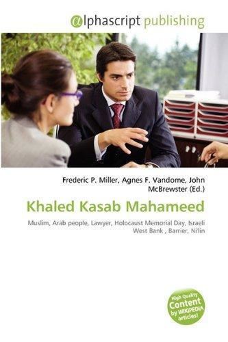Khaled Kasab Mahameed 9786135512946 Khaled Kasab Mahameed AbeBooks Frederic P Miller