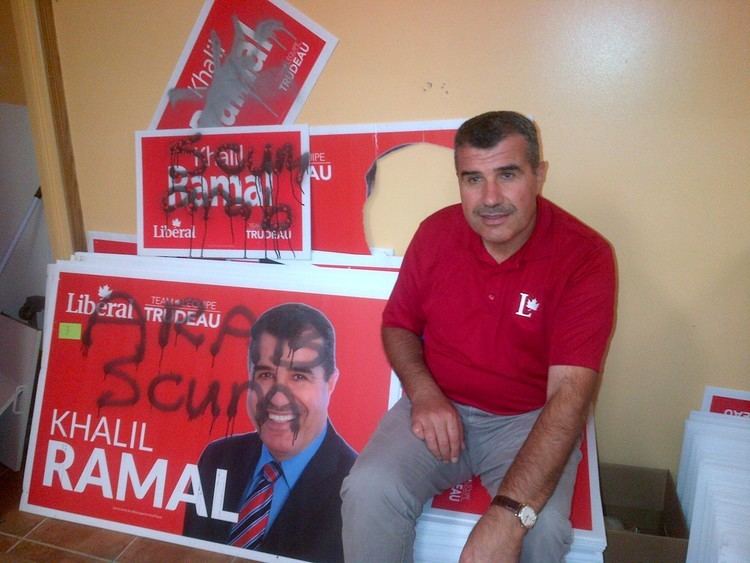 Khalil Ramal Muslim Liberal candidate defiant in face of hateful slurs