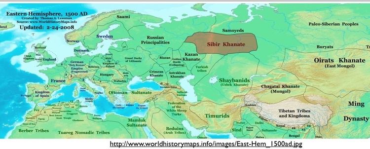 Khanate of Sibir Introduction to Siberia GeoCurrents