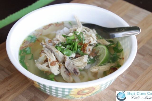 Khao piak sen Taste Khao Piak Sen in laos Laos Noodle Soup Best Time To Visit