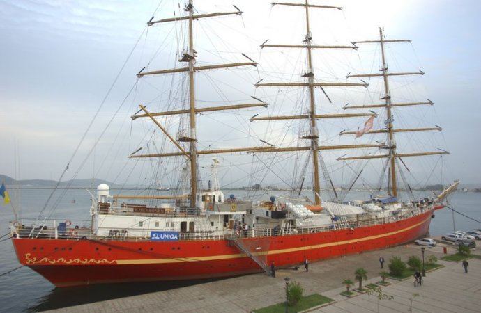Khersones (ship) ExUkrainian Sail Ship to Take Sea after 10Year Idleness in Crimea
