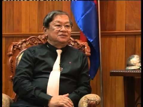 Khieu Kanharith Inter Information Minister HE Khieu Kanharith on King