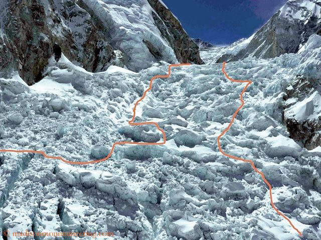 Khumbu Icefall blogsdwcomadventuresportsfilesRouteEisbruchjpg