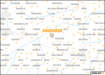 Khushpur Khushpur Pakistan map nonanet