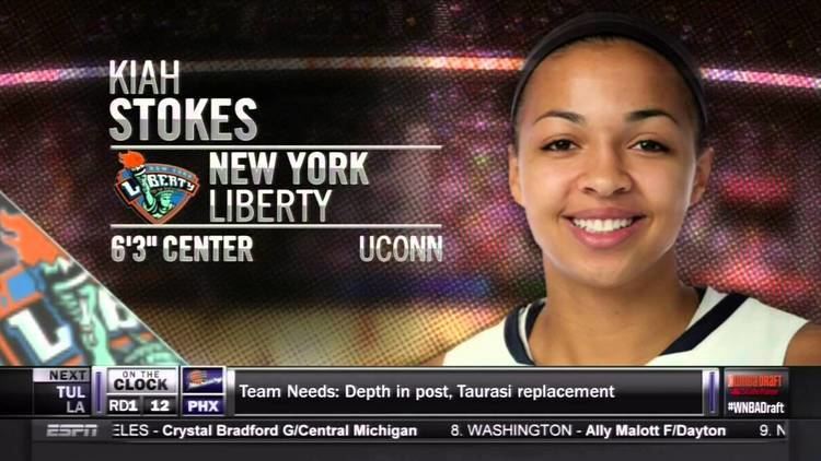 Kiah Stokes 2015 WNBA Draft 11 Pick Kiah Stokes New York Liberty