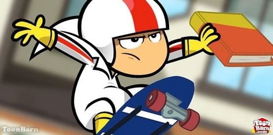 The fact this character from kick buttowski is named Brad and is a