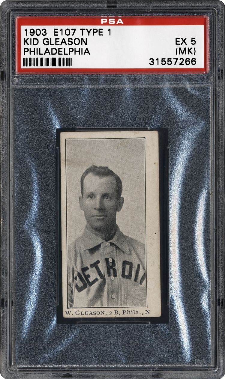 Kid Gleason Image Gallery Baseball Cards 1903 Type 1 E107 PSA