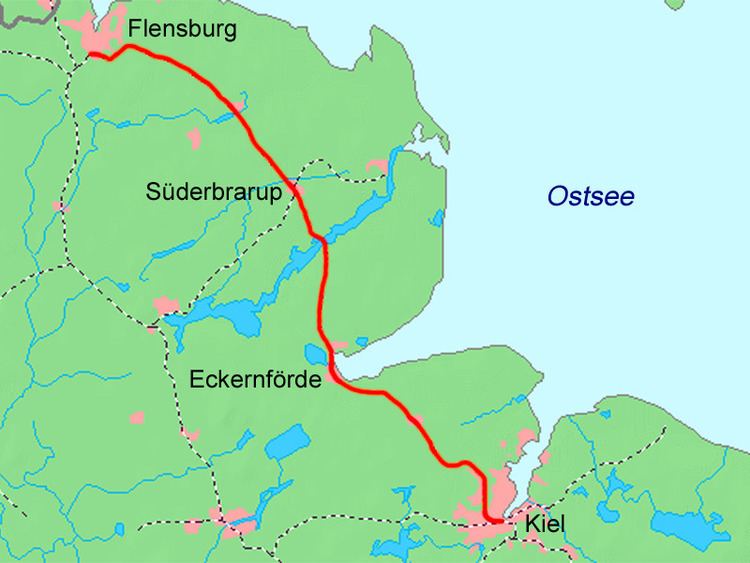 Kiel–Flensburg railway