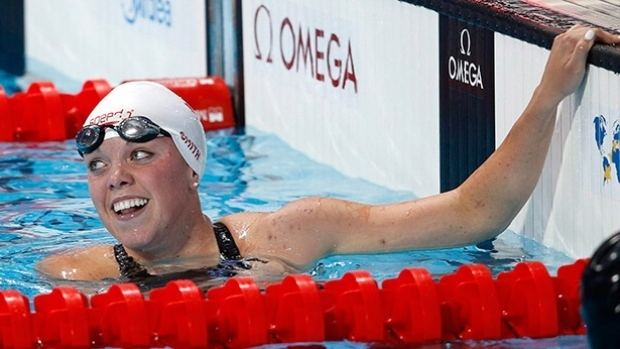 Kierra Smith Kierra Smith Canadian swimmer wins bronze medal at FINA World Cup
