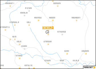 Kikima Kikima Kenya map nonanet