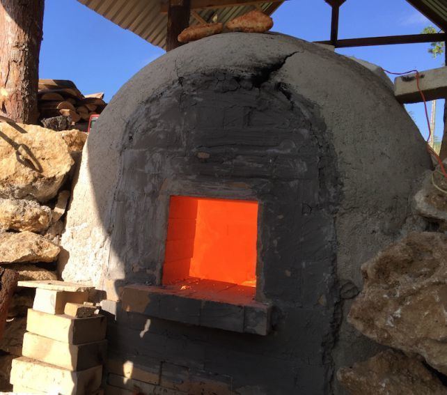 Kiln Firing up Oxford39s Japanese Anagama kiln in the woods Oxford Today